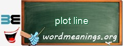 WordMeaning blackboard for plot line